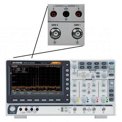 GW Instek MDO-2104EX Osciloskops